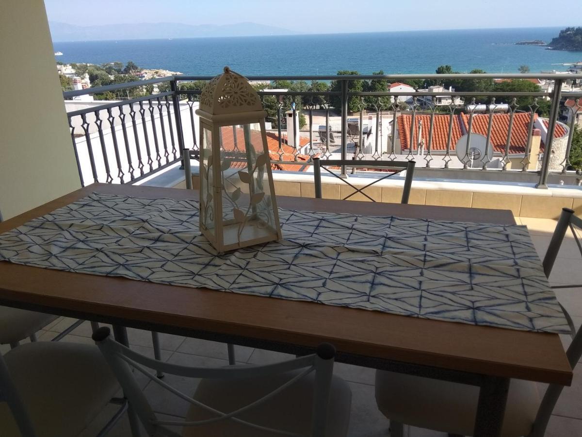 Great Sea View Apartment Kavala Extérieur photo